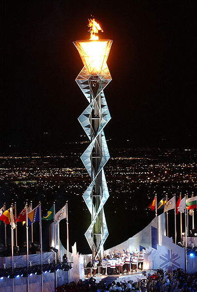 Salt Lake  2002 Winter Olympics flame