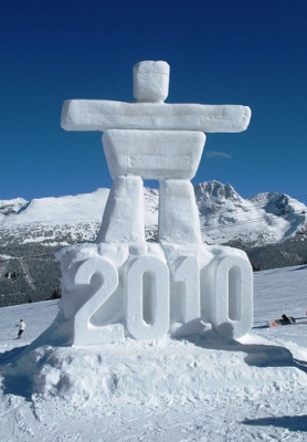 snow sculpture 2010